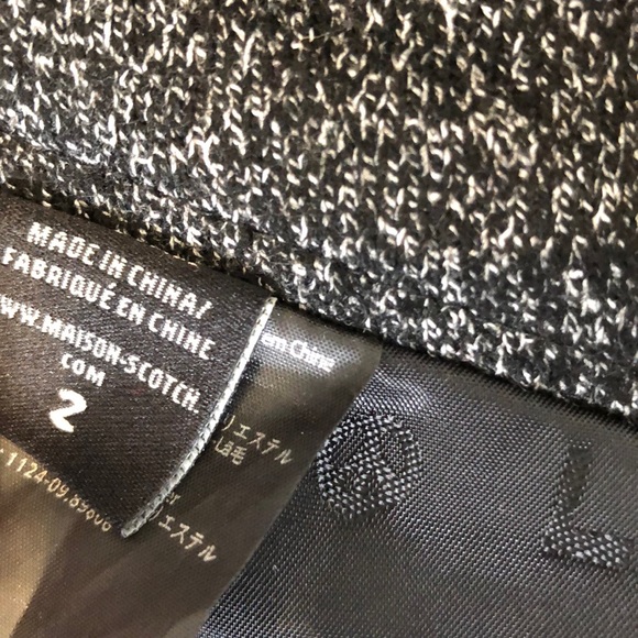 Maison scotch mini tweed skirt - Picture 5 of 7